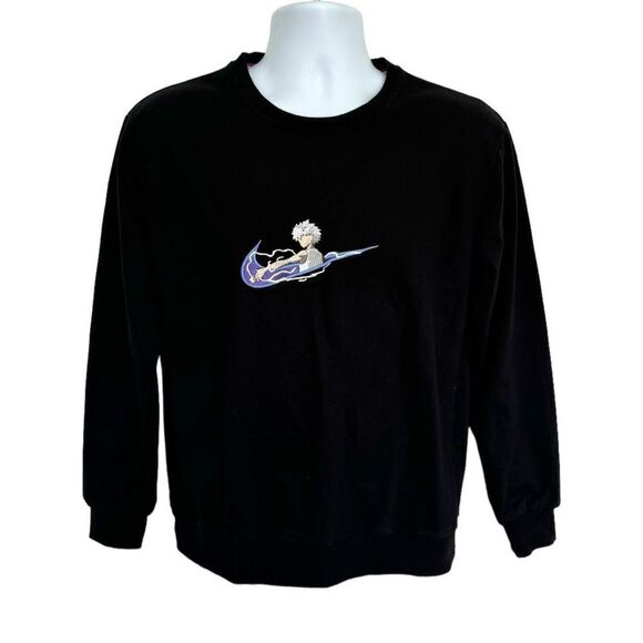 Nike Killua Hunter x Hunter Nike Embroidered Sweatshirt Kids XL - Picture 1 of 5